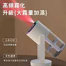 【好拾選物】星空投影燈空氣加濕器/可旋轉七彩星空氛圍車家兩用加濕器─白
