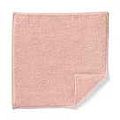 【MUJI 無印良品】棉柔軟毛巾手帕 粉紅