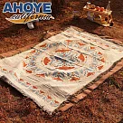 【AHOYE】北歐風加厚款防潮墊野餐墊 80x140CM (露營墊 地墊 桌巾 沙灘墊) 迷蹤