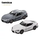 【日本正版授權】TOMICA 多美小汽車 PREMIUM 兩款一組(一般+初回特別式樣)─ 36 豐田 GR SUPRA