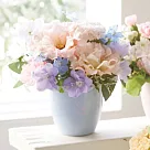 【日本Green House】bonne chance 竹製環保盆栽S ‧ 浪漫紫