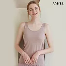 【AMIEE】純色BraTOP背心女上衣(KDTY─2011) L 卡其