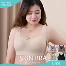 【KISSDIAMOND】加大碼減壓裸感無痕無鋼圈內衣(KDW─2220) 5XL 膚色