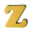 英文字母(木質素材)─Z