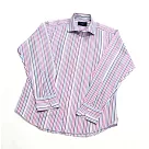 『摩達客』英國進口【Charles Tyrwhitt】高級彩色多緞紋長袖襯衫A─M