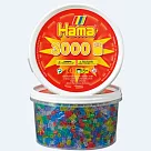 《Hama 拼拼豆豆》3，000 顆拼豆補充罐─54號亮片混色