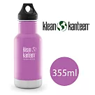 【美國Klean Kanteen】Insulated不鏽鋼保溫瓶 355ml_粉紅花