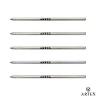 ARTEX油性迷你原子筆芯5入(國際D1通用型) 黑黑