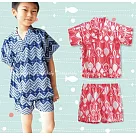 浴衣套裝 短袖和服 軟綿 透氣 側開 綁帶 上衣 五分褲 短褲 浴衣 睡衣 睡褲 家居 100紅色