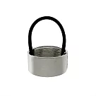 Snatch [大髮量專用] 霧面刷絲地帶髮圈─銀 / Big Matte Silver Mile Hair Cuff