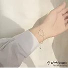 【Sayaka紗彌佳】純銀可愛大心手鍊