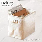 森/棉麻深型收納盒─4入組