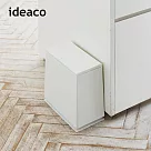 【日本ideaco】方形廚房按壓式垃圾桶─8.5L─ 白