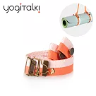 【yogiTalki】Hug系列 瑜珈墊專用葫蘆扣收納織帶 橘白