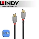 LINDY 林帝 ANTHRA USB 2.0 Type─C 公 to 公 傳輸線 0.5m (36870)