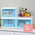 《真心良品》波普抽屜式收納箱20L─3入組