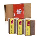 不垢─手工皂三入禮盒(沉香永久花)
