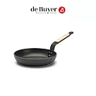 法國【de Buyer】畢耶鍋具『CHOC原木柄系列』平底不沾鍋20cm