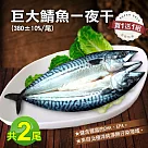 買1送1組【優鮮配】北極洋海域鯖魚一夜干(380g/尾，加贈1尾共2尾)─任選