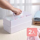 《真心良品x樹德》潘朵拉手提式工具收納箱2入組 黑色