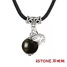 石頭記 黑曜石項鍊-金曜吉象