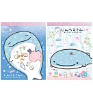 San─X 鯨鯊先生系列小便條本。2入