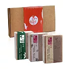 不垢─手工皂三入禮盒(沉香/艾草/苦橙葉)