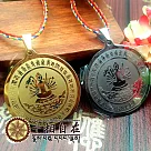 【十相自在】雙面精巧準提寶鏡吊墜金色