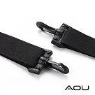 AOU YKK扣具 台灣製造 輕量活動式強化耐重肩背帶 側背肩帶 公事包背帶 尼龍背帶03─007D2黑色