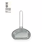 【家事問屋】日本製304不鏽鋼多功能分煮濾網漏勺(半月深型/可掛式設計)