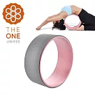 【The One】莫蘭迪環保TPE瑜珈輪 33cm/瑜珈環/達摩輪(兩色任選) 灰粉