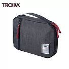 德國TROIKA商務品味科技包BBG54/GY(防水;19x26公分)3C電子產品收納包商務包 適耳機充電線小平板