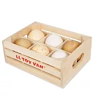 英國 Le Toy Van 角色扮演系列─ 農場安心好蛋盒木質玩具組 (半打)