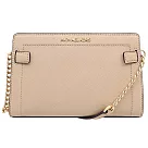 MICHAEL KORS 防刮鍊帶斜背包─奶茶色