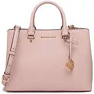 MICHAEL KORS 防刮三層手提兩用包─粉紅色