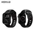 美國NOMAD Apple Watch專用運動風FKM橡膠錶帶─44/42mm 黑色