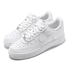 Nike 休閒鞋 Air Force 1 07 運動 女鞋 經典款 AF1 皮革 質感 簡約 穿搭 全白 DD8959100 23cm WHITE/WHITE