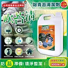 (2罐超值組)吹苔清─居家清潔全能戶外庭院青苔清潔劑4000ml/罐(園藝植栽清潔，人行道，頂樓，外牆，石雕，柵欄，花園造景，戶外清潔洗劑)