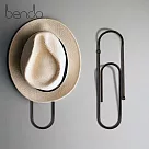 Bendo 迴紋針掛勾架 霧面黑