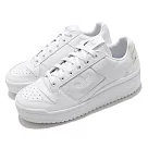 adidas 休閒鞋 Forum Bold 運動 女鞋 愛迪達 基本款 簡約 舒適 穿搭 球鞋 全白 FY9042 23cm WHITE