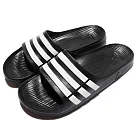 adidas 拖鞋 Duramo Slide 休閒 男鞋 G15890 23.5cm BLACK1/WHITE/BLACK