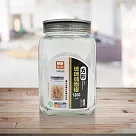 方型玻璃儲物罐─1200ml─6入組