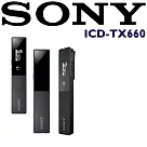 SONY ICD─TX660 專業數位語音錄音筆 極致超薄美型 高音質 錄音 內建16GB 公司貨保固一年