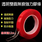 專業萬用無痕透明雙面強力防水膠條(一般款4入)