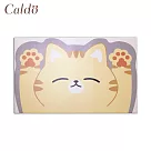 【Caldo卡朵生活】慵懶橘貓可裁PVC防水入門地墊