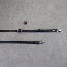 Be Two 手工皮件 ∣ 細版真皮背帶 包包可換背帶 【黑色植鞣革細版背帶】