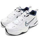 Nike 休閒鞋 Air Monarch IV 運動 男鞋 基本款 舒適 簡約 皮革 穿搭 白 銀?415445─102 27cm WHITE/SILVER