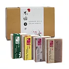不垢─手工皂四入禮盒(沉香/艾草/永久花/苦橙葉)