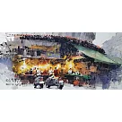 【玲廊滿藝】(阿力)余思瑩─市場─幸福日常 56x25cm