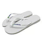 Havaianas 夾腳拖 Brasil Logo 男鞋 白 巴西國旗 人字拖鞋 哈瓦仕 41108500001U